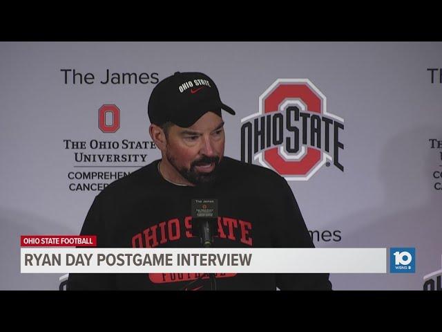 Ryan Day postgame interview after Ohio State's loss to Michigan