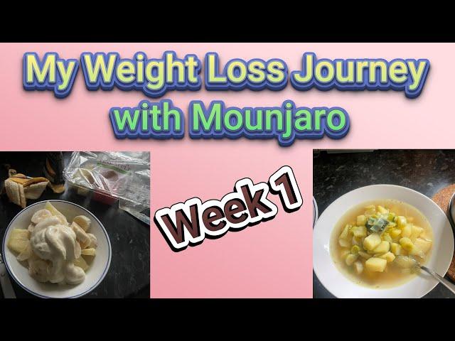 Mounjaro Week 1 | Mounjaro Weight Loss Journey | Side Affects, What I Ate & Lost on 2.5mg #mounjaro