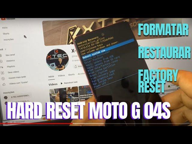 HARD RESET MOTO G04S -xt2421