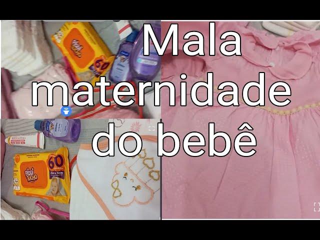 montando mala maternidade simples