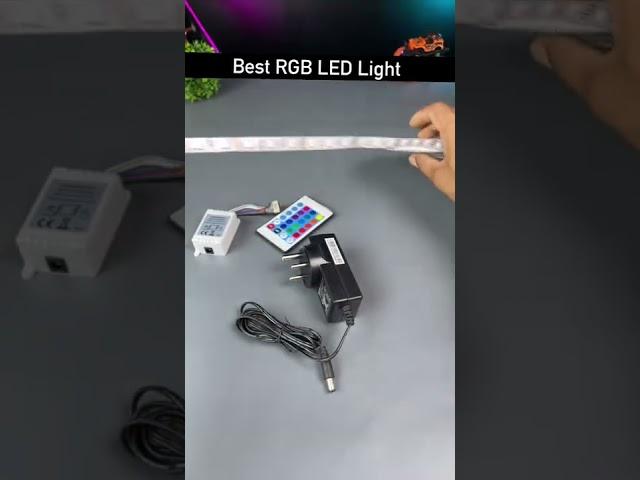 RGB LED Light Unboxing & Review | Best RGB LED strip light under ₹500 #hackerjp #shorts #homedecor