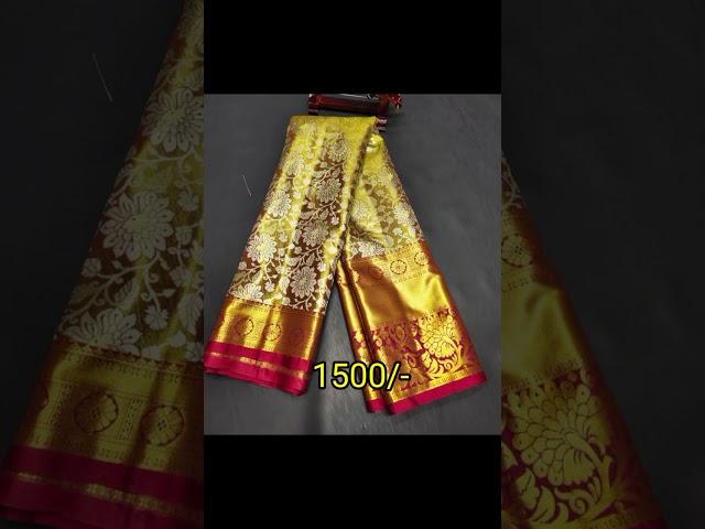 latest models pattu sarees collections only each one 1000/- 