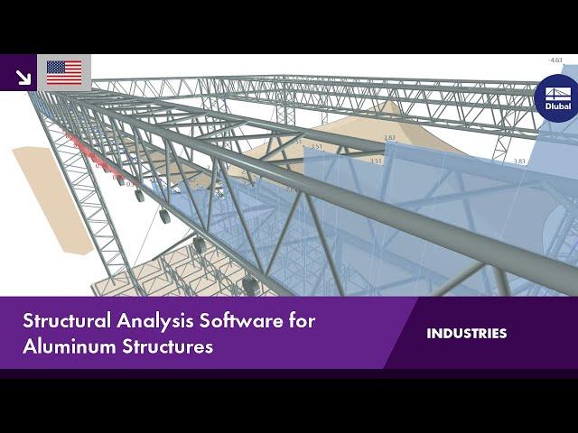 Structural Analysis Software for Aluminum Structures | RFEM 6 & RSTAB 9 by Dlubal Software