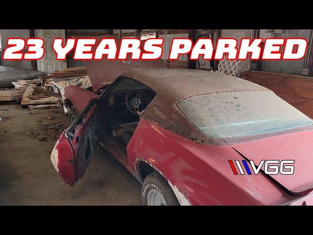 ABANDONED Barn Find Camaro will it RUN AND DRIVE after 23 years?