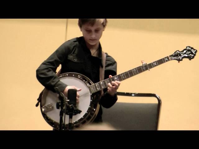 10-Year-Old Jonny Mizzone - Blackjack - Sleepy Man Banjo Boys