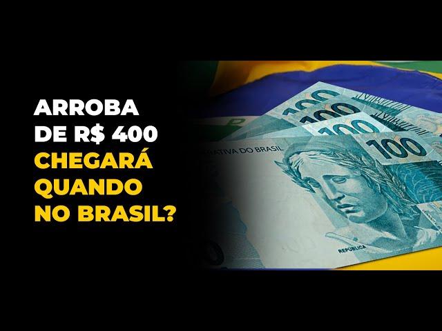 ARROBA DE R$ 400 CHEGARÁ QUANDO NO BRASIL?