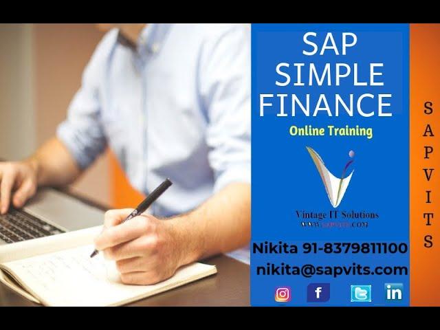 SAP S4 HANA Simple Finance Online Demo   SAP Simple Finance Training   SAPVITS
