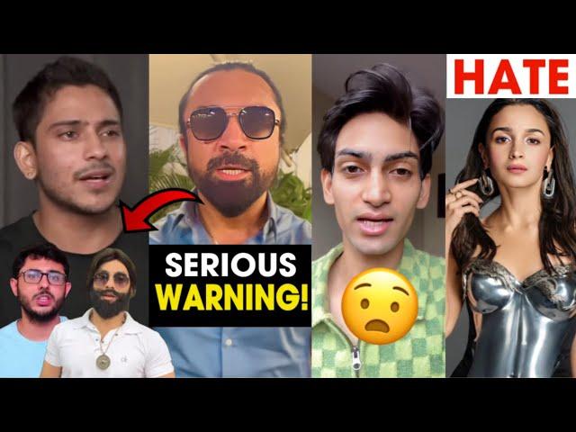 “Purav Jha Bhag Gaya” Ajaz Khan Serious Warning to YouTubers!, Chill Gamer Converted to Hindu?...