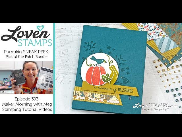 Ep 393, SNEAK PEEK: Pick of the Patch Stamps + Garden Walk DSP, NEW Stampin' Up!® Holiday Catalog