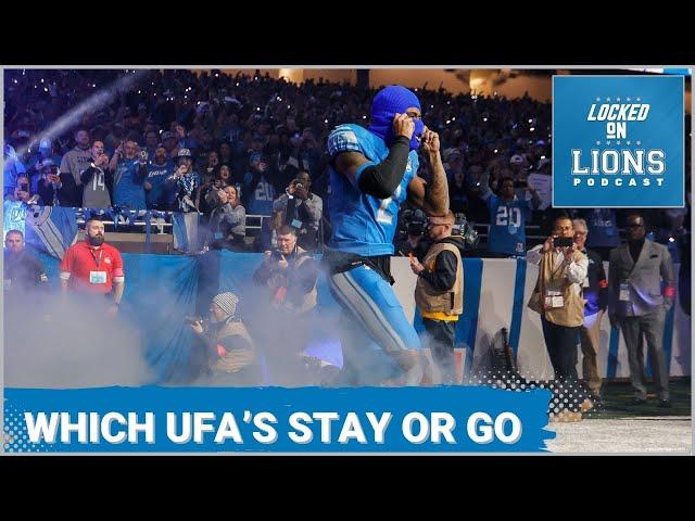 UFA Thursday with the Detroit Lions