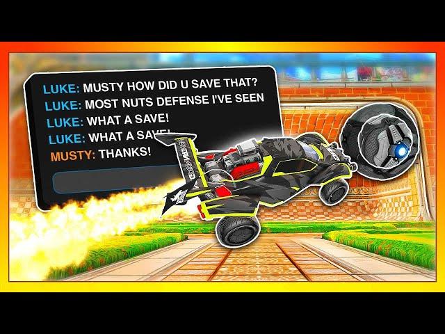 The other team COULD NOT BELIEVE I saved these shots... | SSL 2v2 - Rocket League