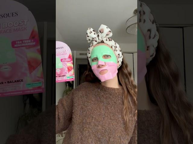 A love called double boost #hydrogel face mask!  #vitamasques #selfcare #skincare