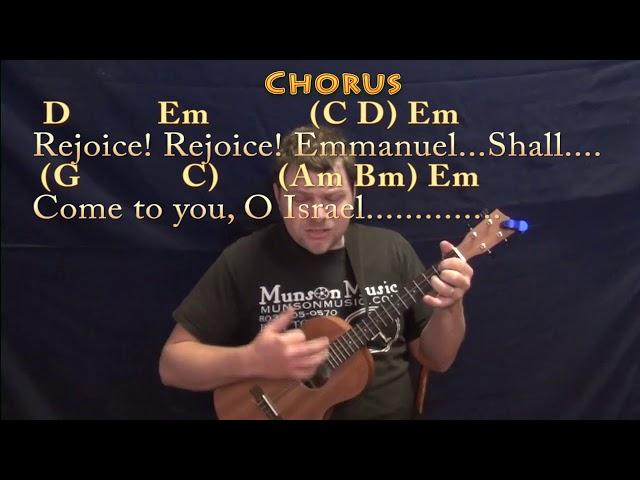 O Come, O Come, Emmanuel (CHRISTMAS) Bariuke Cover Lesson in Em with Chords/Lyrics