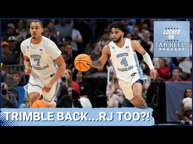 Seth Trimble is out of the portal & BACK for UNC | Is ACC Player of the Year RJ Davis back too?!