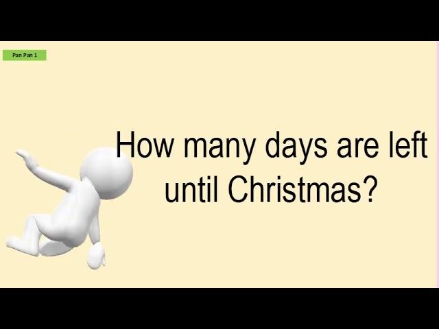 How Many Days Are Left Until Christmas?