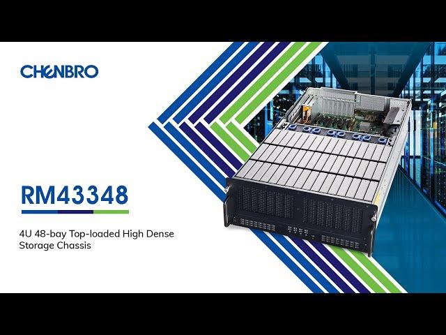 CHENBRO RM43348｜4U 48-Bay High Density Storage Server Chassis