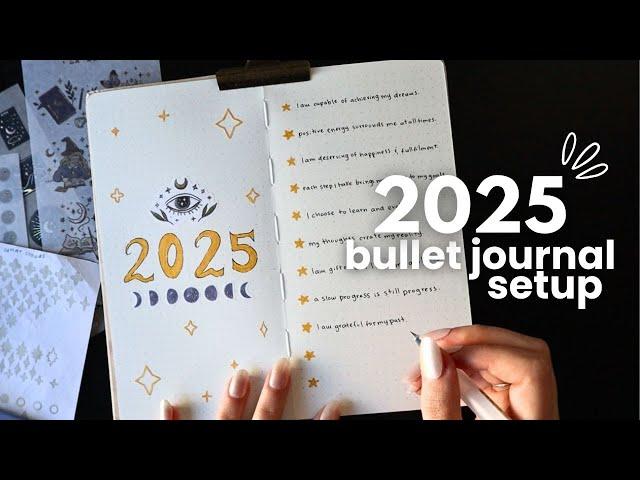 My 2025 Bullet Journal Setup | Manifesting My Year