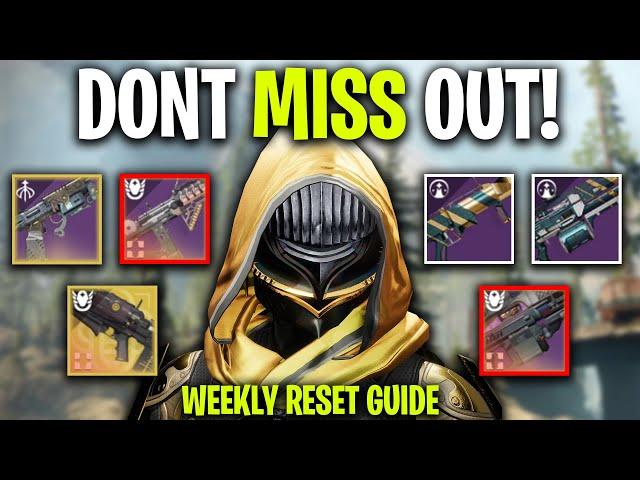 FARM THESE WEAPONS THIS WEEK! Your Weekly Farming Guide In Destiny 2 | April 24 Reset Guide