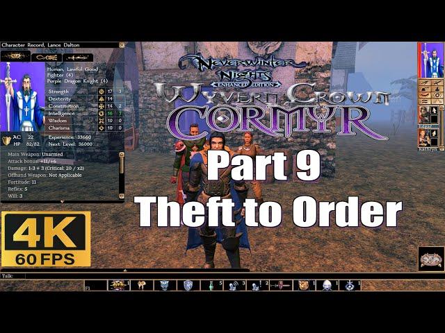 Neverwinter Nights Enhanced Edition Wyvern Crown of Cormyr Part 9 Theft to Order 4k 60fps