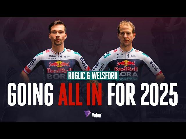 All in for 2025 | Red Bull - BORA - hansgrohe duo Primoz Roglic and Sam Welsford