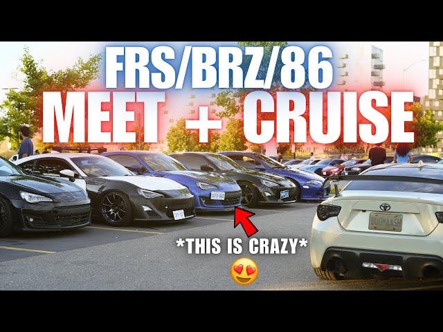 ATTENDING THE WORLD'S LARGEST FRS/BRZ/86 CAR MEET + CRUISE (100+ CARS)