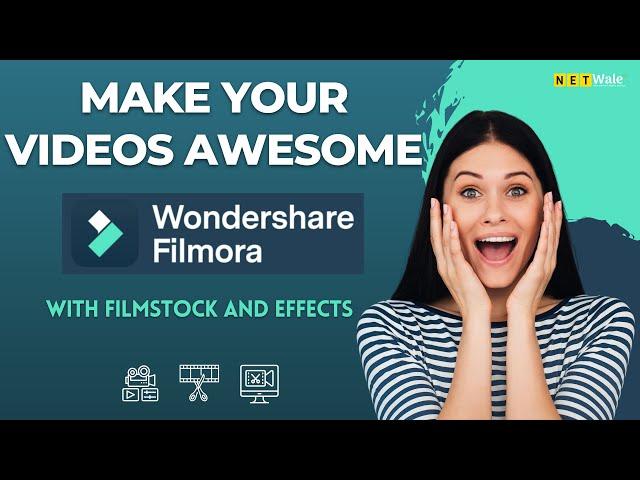 Wondershare Filmora X Video Editing Software with Filmstock and Effects