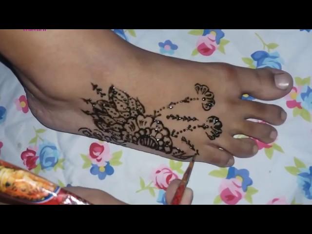 mehndi designs for feet | Henna Mehndi Design For Feet by sam mehndi collections