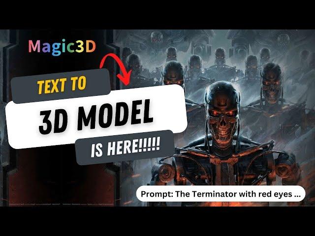 Text to 3D Model with Nvidia 3DMagic (also 2D Image to AI 3D Model)