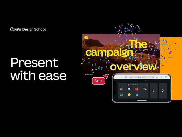 Master Canva's presenter tools for engaging presentations