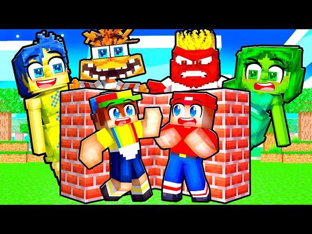 INSIDE OUT 2 Build to Survive In Minecraft!