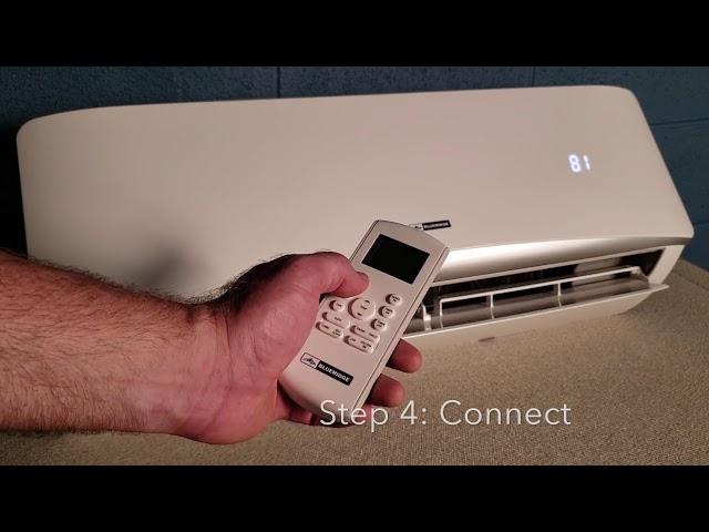 How to Setup WiFi App for Blueridge Mini-Split Air Conditioner