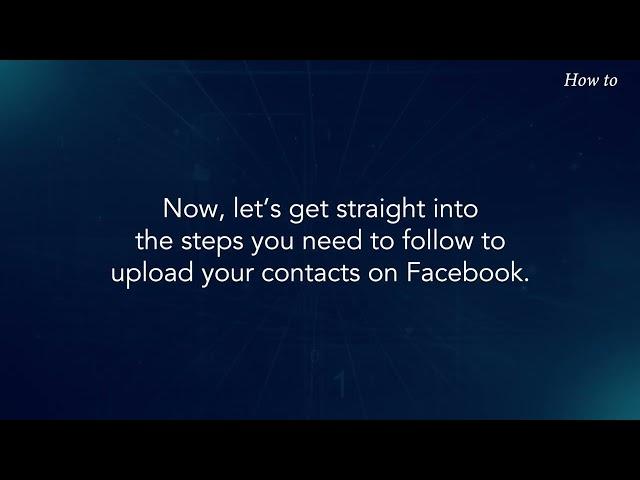 How to upload your contacts on Facebook from Android Iphone