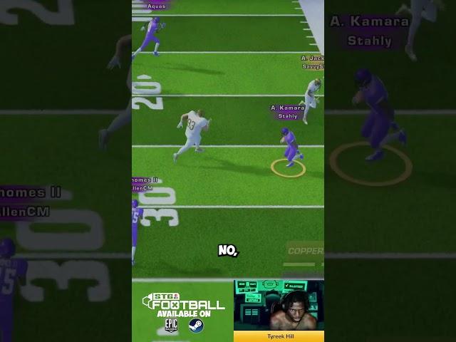 Tyreek Hill Getting destroyed on STG Football!