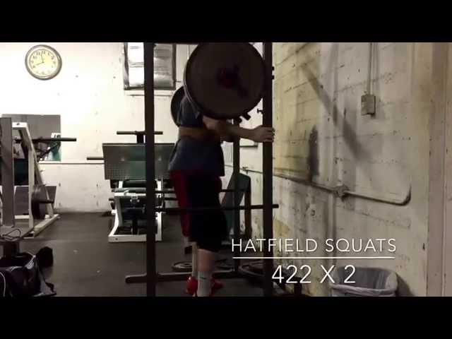 JoshStrength squats 1/20/15