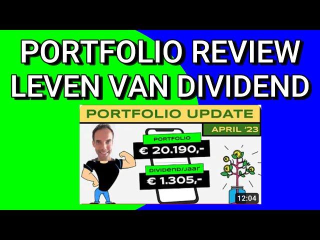 Aandelen portfolio review LEVEN VAN DIVIDEND