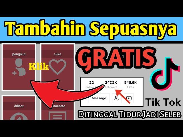 CARA MEMPERBANYAK FOLLOWERS TIKTOK TANPA APLIKASI - GRATIS PILIH SEPUASNYA TERBARU 2025!!