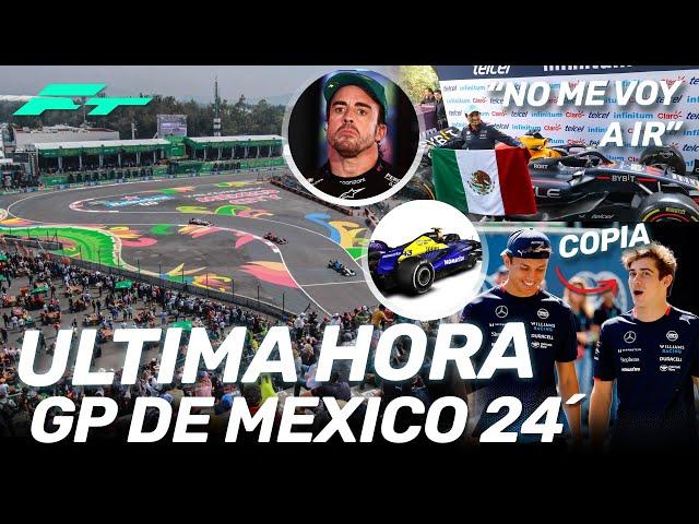 ¡¡ULTIMA HORA GP MEXICO!! ALBON COPIA a COLAPINTO, ALONSO ENFERMO, CHECO SENTENCIA ¿EVOS? DECORACION