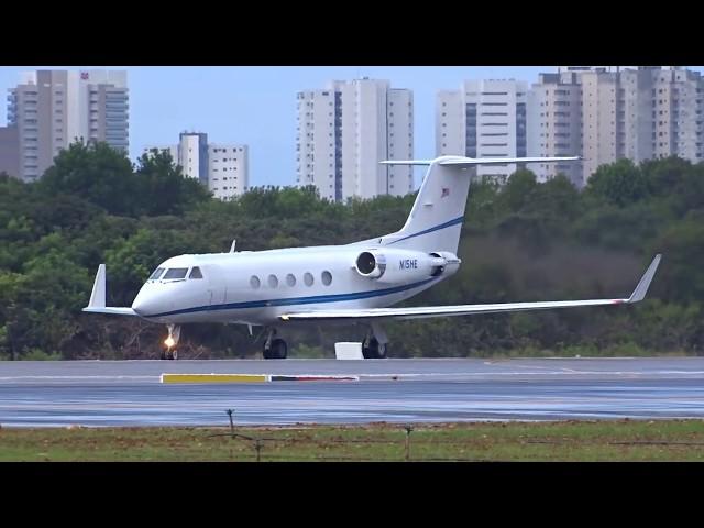 [SBFZ/ FOR] Pouso & Decolagem RWY13 Gulfstream G-III N15HE 30/05 & 02/06/2019