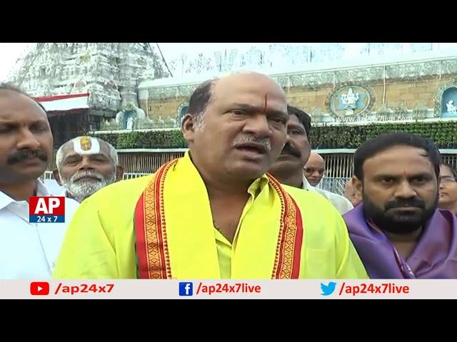 Actor Rajendra Prasad Reacts On Hyper Adi Comedy, Visits Tirumala Tirupati | AP24x7