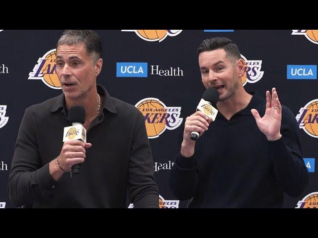 2024-25 Los Angeles Lakers Preseason Press Conference: Rob Pelinka & JJ Redick x Highlights