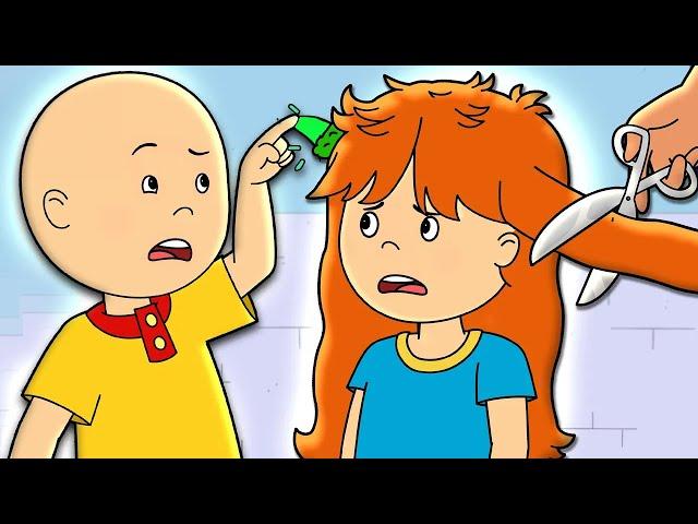 La première coupe de cheveux de Rosie | Caillou en Français