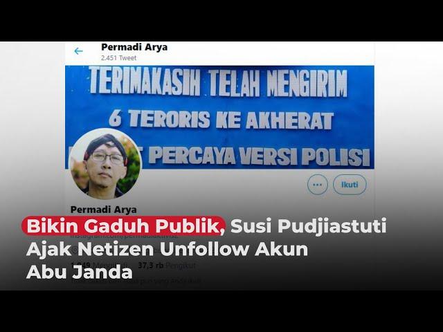 Bikin Gaduh Publik, Susi Pudjiastuti Ajak Netizen Unfollow Akun Abu Janda