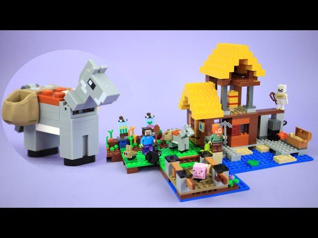 LEGO Minecraft The Farm Cottage | Set Review & Speed Build