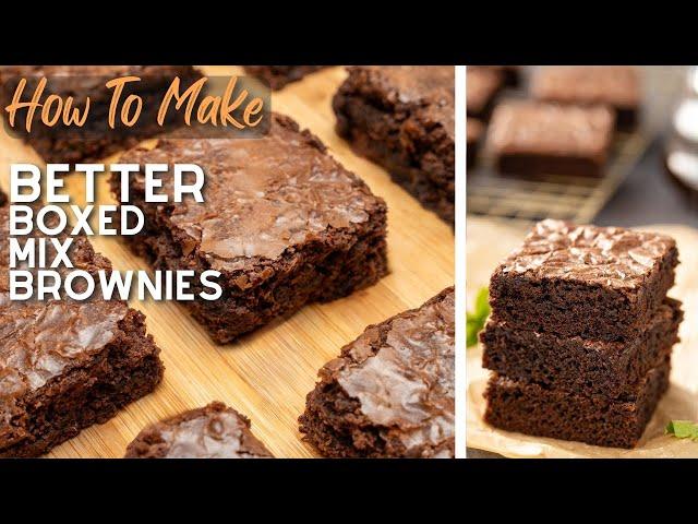 Best Brownie Hacks for Boxed Brownie Mix | Doctored Up Brownie Recipe