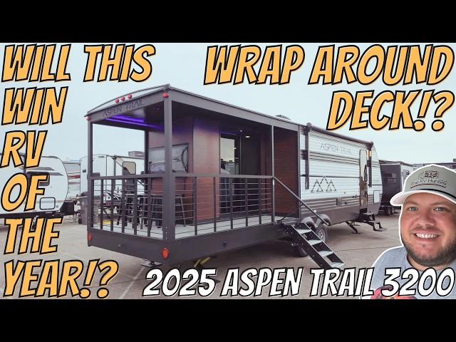 RV of the YEAR Finalist!? WRAP AROUND DECK!? 2025 Aspen Trail 3200