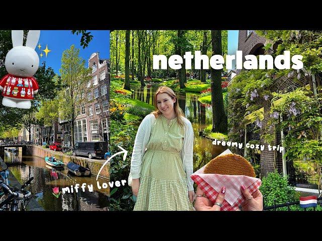 NETHERLANDS TRAVEL VLOG | tulip season, miffy tour, exploring cozy amsterdam and utrecht 