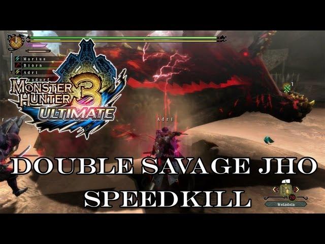 『MH3U | MH3G』Event Quest: Double Savage Deviljho (Speedkill/Dual Swords|Bowgun) 2:02