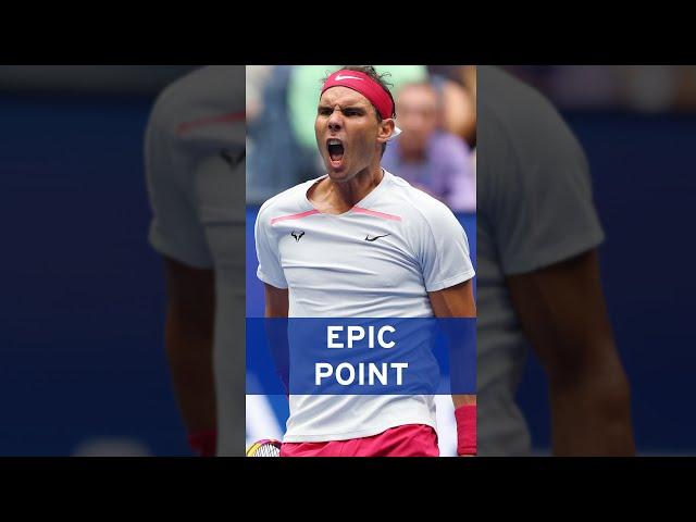 Rafael Nadal wins EPIC point! 