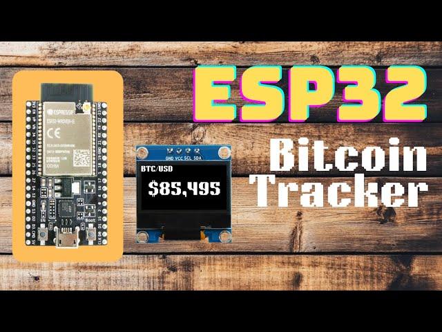 Bitcoin Crypto Tracker  Tutorial - ESP32