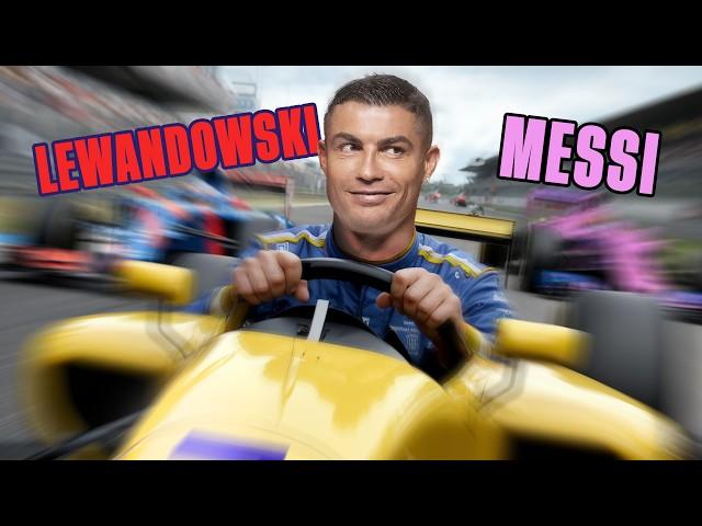 ⁠The craziest race of Cristiano Ronaldo on his CR7 racing car